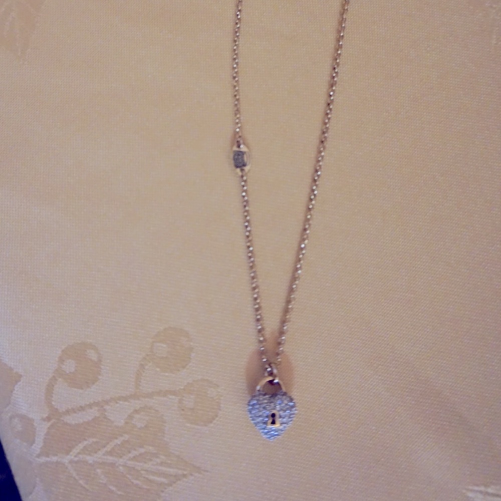 Juicy Couture lock necklace